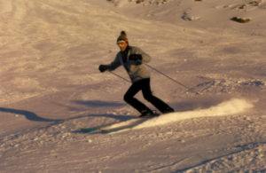 Paul skiant à Méribel